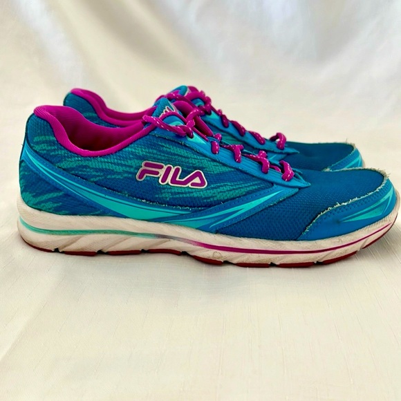 Fila~Athletic Shoes / Turquoise & Pink - Picture 6 of 10